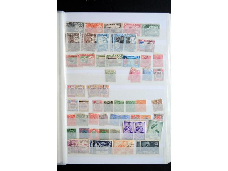 1850/1960 (ca.), postfrischer, ungebrauchter und gestempelter Bestand mit einer Vielzahl guter Ausgaben, dabei Pfund-Werte et