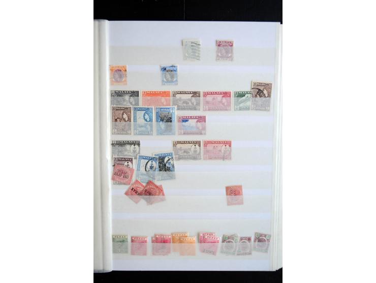 1850/1960 (ca.), postfrischer, ungebrauchter und gestempelter Bestand mit einer Vielzahl guter Ausgaben, dabei Pfund-Werte et