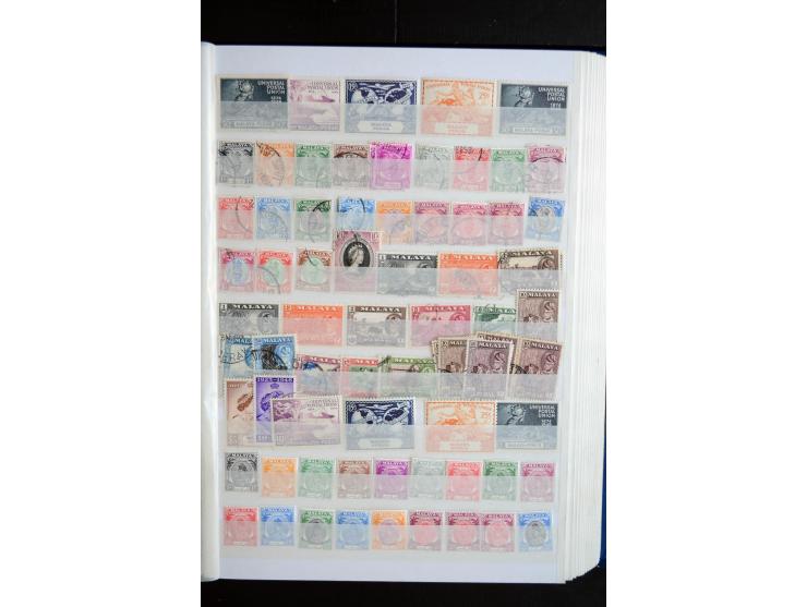 1850/1960 (ca.), postfrischer, ungebrauchter und gestempelter Bestand mit einer Vielzahl guter Ausgaben, dabei Pfund-Werte et