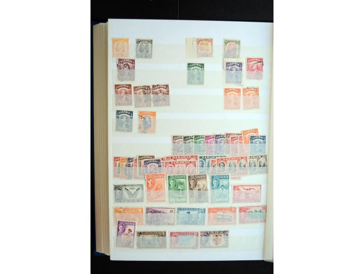 1850/1960 (ca.), postfrischer, ungebrauchter und gestempelter Bestand mit einer Vielzahl guter Ausgaben, dabei Pfund-Werte et
