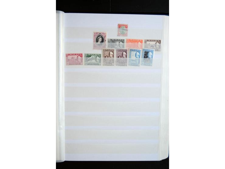 1850/1960 (ca.), postfrischer, ungebrauchter und gestempelter Bestand mit einer Vielzahl guter Ausgaben, dabei Pfund-Werte et