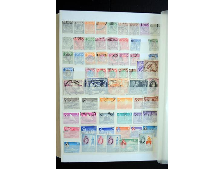 1850/1960 (ca.), postfrischer, ungebrauchter und gestempelter Bestand mit einer Vielzahl guter Ausgaben, dabei Pfund-Werte et