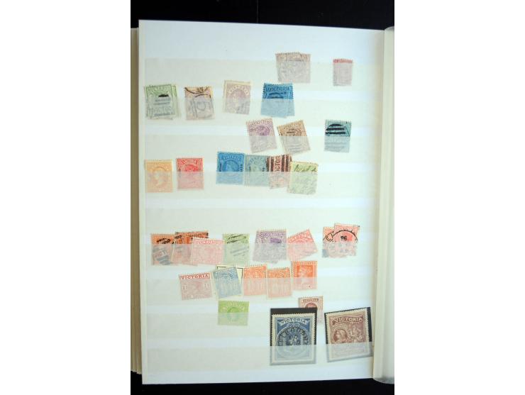 1850/1960 (ca.), postfrischer, ungebrauchter und gestempelter Bestand mit einer Vielzahl guter Ausgaben, dabei Pfund-Werte et