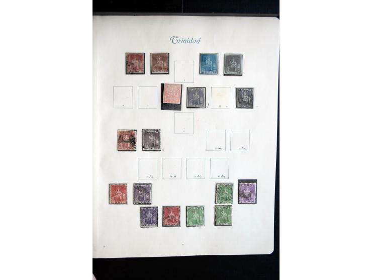 1850/1909(ca.), sehr schäne ungebrauchte und gestempelte Sammlung, dabei Cayman Islands, Leeward Inseln Mi.-Nr. 1-16 und 20-2