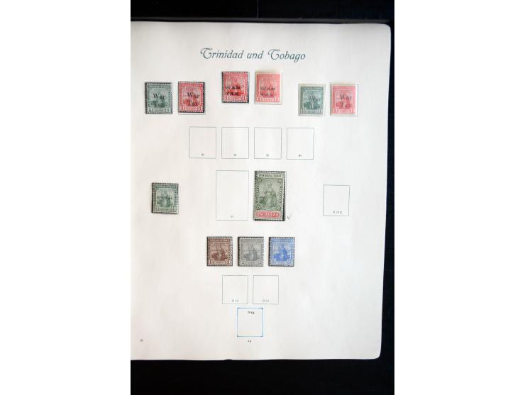 1850/1909(ca.), sehr schäne ungebrauchte und gestempelte Sammlung, dabei Cayman Islands, Leeward Inseln Mi.-Nr. 1-16 und 20-2