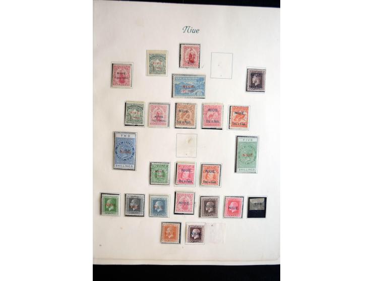 1850/1909(ca.), sehr schäne ungebrauchte und gestempelte Sammlung, dabei Cayman Islands, Leeward Inseln Mi.-Nr. 1-16 und 20-2