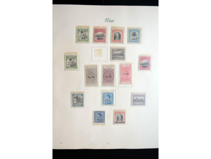 1850/1909(ca.), sehr schäne ungebrauchte und gestempelte Sammlung, dabei Cayman Islands, Leeward Inseln Mi.-Nr. 1-16 und 20-2