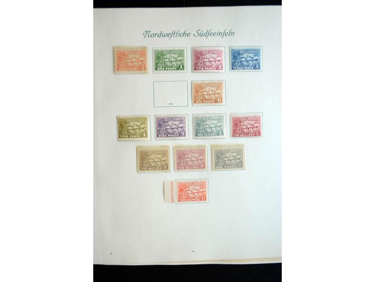 1850/1909(ca.), sehr schäne ungebrauchte und gestempelte Sammlung, dabei Cayman Islands, Leeward Inseln Mi.-Nr. 1-16 und 20-2
