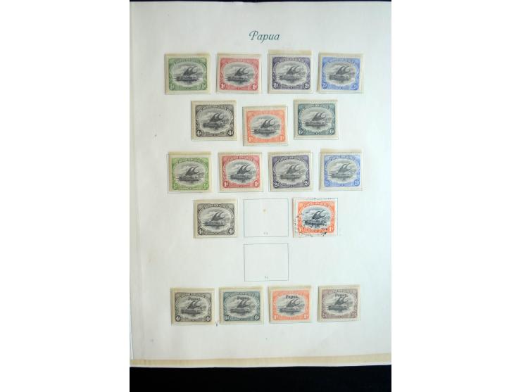 1850/1909(ca.), sehr schäne ungebrauchte und gestempelte Sammlung, dabei Cayman Islands, Leeward Inseln Mi.-Nr. 1-16 und 20-2