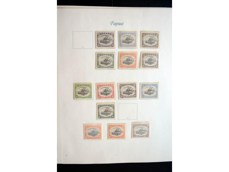 1850/1909(ca.), sehr schäne ungebrauchte und gestempelte Sammlung, dabei Cayman Islands, Leeward Inseln Mi.-Nr. 1-16 und 20-2
