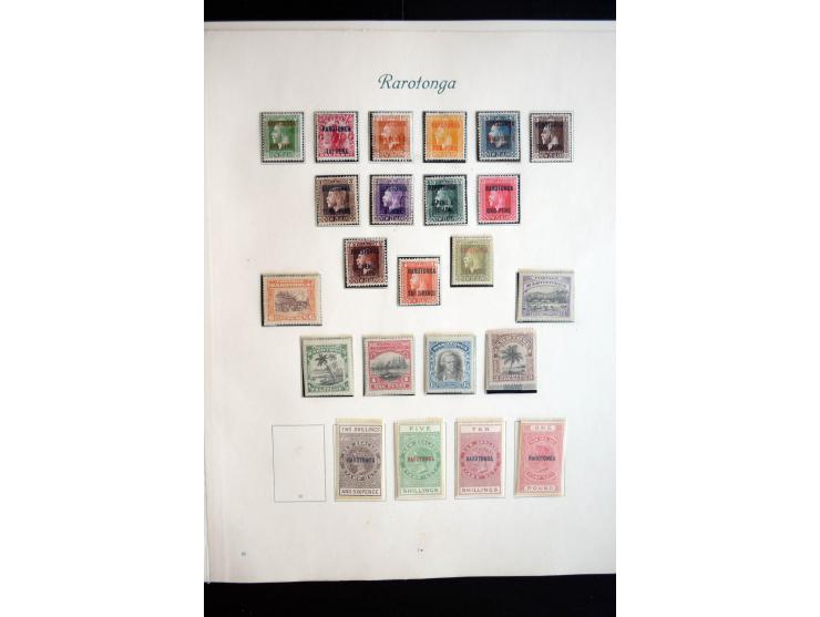1850/1909(ca.), sehr schäne ungebrauchte und gestempelte Sammlung, dabei Cayman Islands, Leeward Inseln Mi.-Nr. 1-16 und 20-2