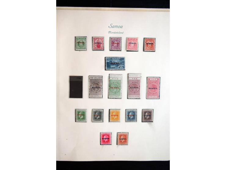 1850/1909(ca.), sehr schäne ungebrauchte und gestempelte Sammlung, dabei Cayman Islands, Leeward Inseln Mi.-Nr. 1-16 und 20-2