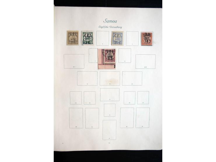 1850/1909(ca.), sehr schäne ungebrauchte und gestempelte Sammlung, dabei Cayman Islands, Leeward Inseln Mi.-Nr. 1-16 und 20-2