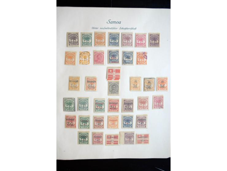 1850/1909(ca.), sehr schäne ungebrauchte und gestempelte Sammlung, dabei Cayman Islands, Leeward Inseln Mi.-Nr. 1-16 und 20-2