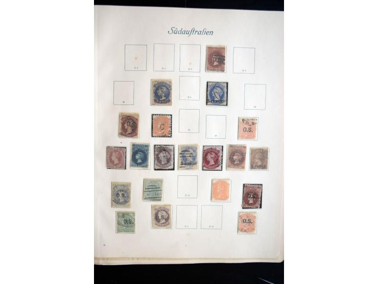 1850/1909(ca.), sehr schäne ungebrauchte und gestempelte Sammlung, dabei Cayman Islands, Leeward Inseln Mi.-Nr. 1-16 und 20-2