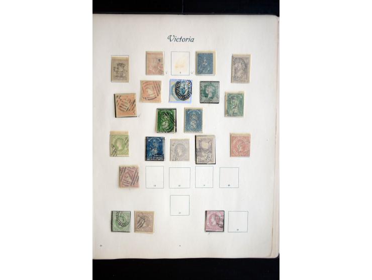 1850/1909(ca.), sehr schäne ungebrauchte und gestempelte Sammlung, dabei Cayman Islands, Leeward Inseln Mi.-Nr. 1-16 und 20-2