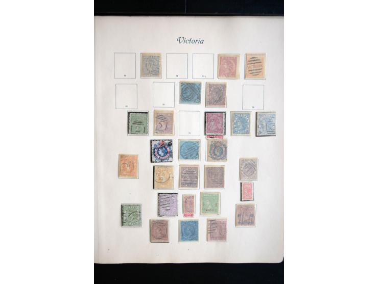 1850/1909(ca.), sehr schäne ungebrauchte und gestempelte Sammlung, dabei Cayman Islands, Leeward Inseln Mi.-Nr. 1-16 und 20-2