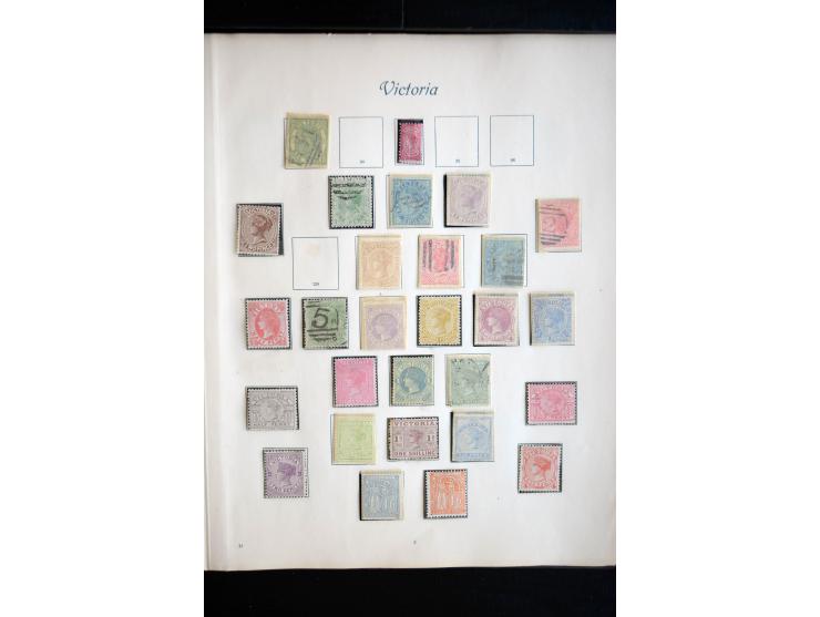 1850/1909(ca.), sehr schäne ungebrauchte und gestempelte Sammlung, dabei Cayman Islands, Leeward Inseln Mi.-Nr. 1-16 und 20-2