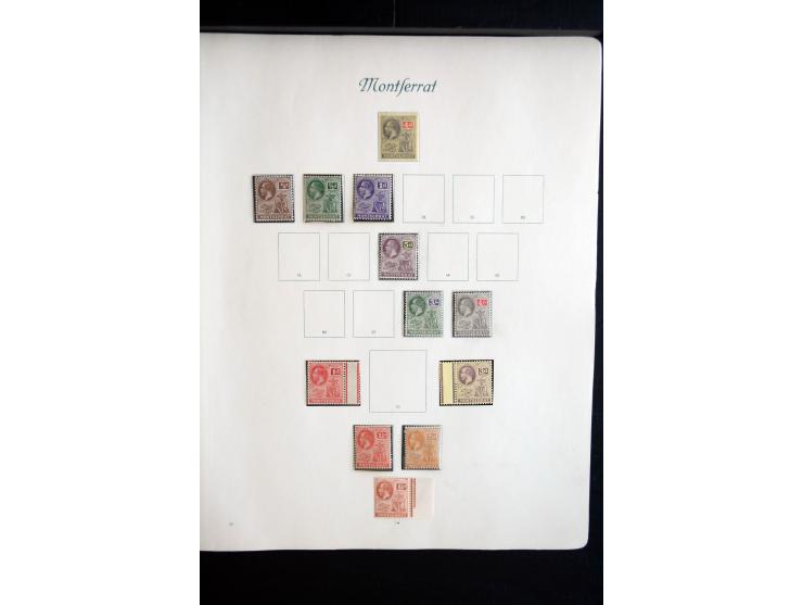 1850/1909(ca.), sehr schäne ungebrauchte und gestempelte Sammlung, dabei Cayman Islands, Leeward Inseln Mi.-Nr. 1-16 und 20-2