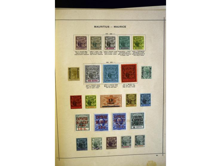 1860/1915 (ca.), ungebrauchte und gestempelte alte Sammlung mit vielen besseren Werten und kpl. Ausgaben, dabei u.a. Brit. Sü
