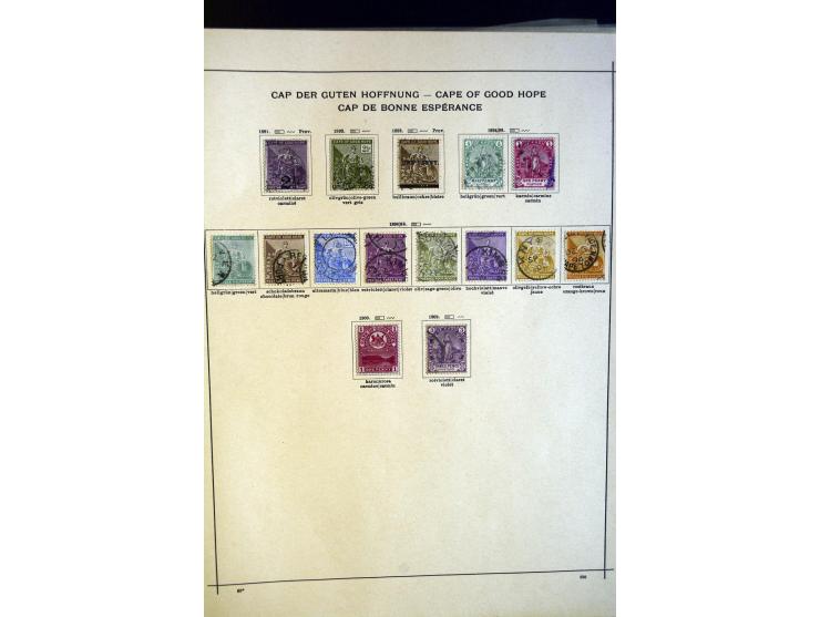 1860/1915 (ca.), ungebrauchte und gestempelte alte Sammlung mit vielen besseren Werten und kpl. Ausgaben, dabei u.a. Brit. Sü