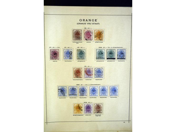 1860/1915 (ca.), ungebrauchte und gestempelte alte Sammlung mit vielen besseren Werten und kpl. Ausgaben, dabei u.a. Brit. Sü