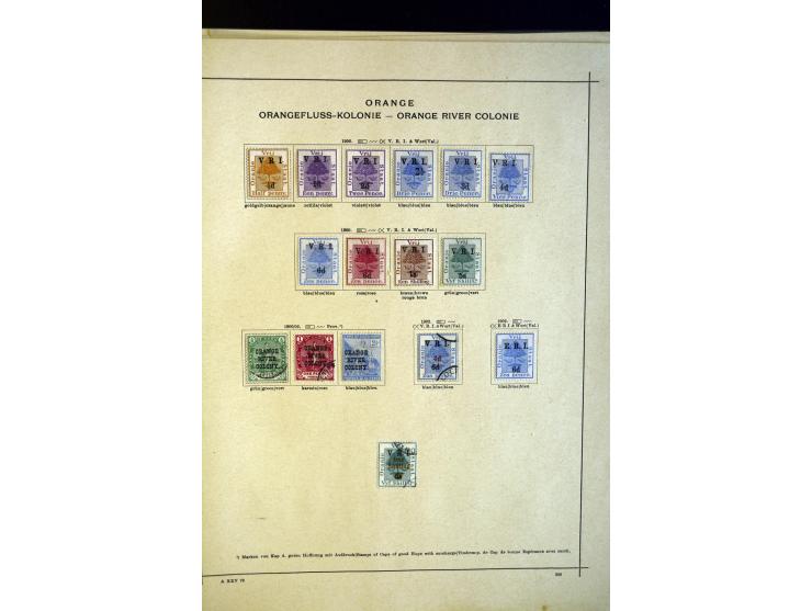 1860/1915 (ca.), ungebrauchte und gestempelte alte Sammlung mit vielen besseren Werten und kpl. Ausgaben, dabei u.a. Brit. Sü