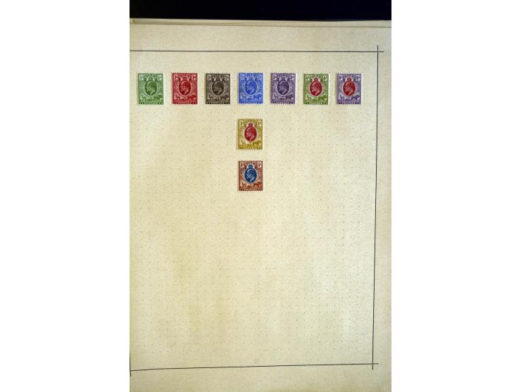 1860/1915 (ca.), ungebrauchte und gestempelte alte Sammlung mit vielen besseren Werten und kpl. Ausgaben, dabei u.a. Brit. Sü