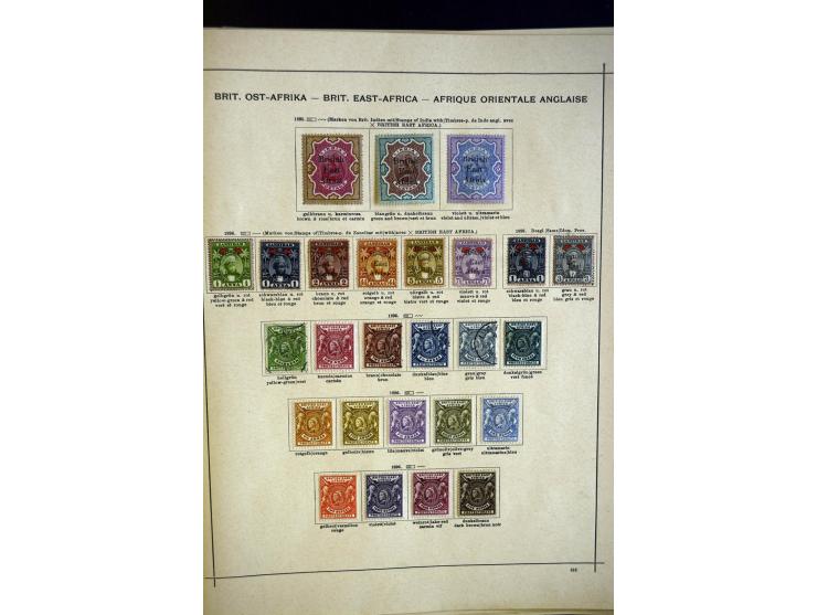 1860/1915 (ca.), ungebrauchte und gestempelte alte Sammlung mit vielen besseren Werten und kpl. Ausgaben, dabei u.a. Brit. Sü
