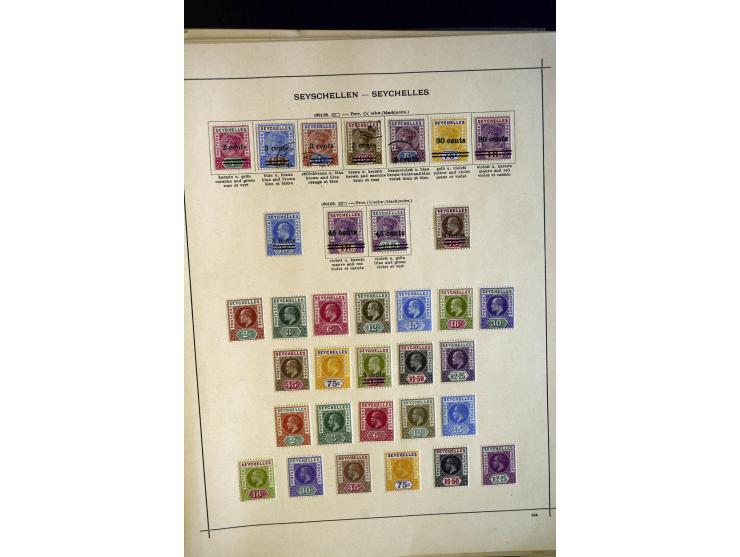 1860/1915 (ca.), ungebrauchte und gestempelte alte Sammlung mit vielen besseren Werten und kpl. Ausgaben, dabei u.a. Brit. Sü