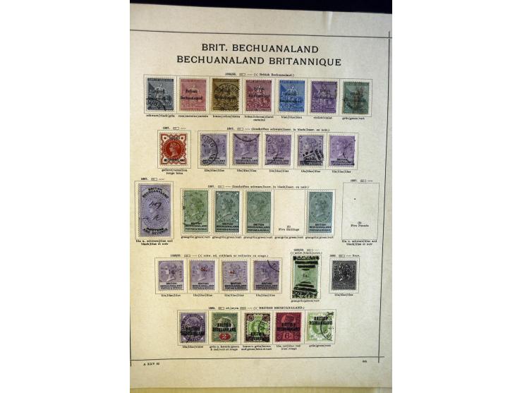 1860/1915 (ca.), ungebrauchte und gestempelte alte Sammlung mit vielen besseren Werten und kpl. Ausgaben, dabei u.a. Brit. Sü