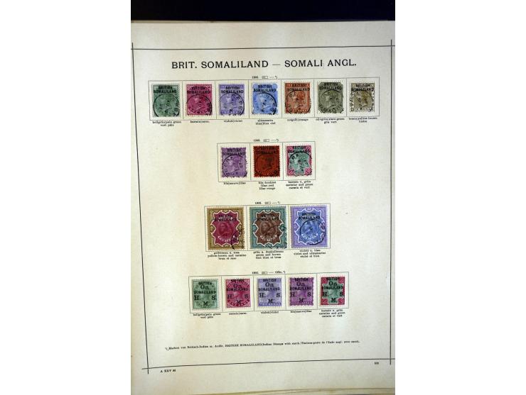 1860/1915 (ca.), ungebrauchte und gestempelte alte Sammlung mit vielen besseren Werten und kpl. Ausgaben, dabei u.a. Brit. Sü