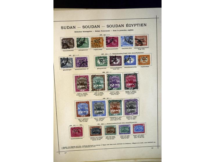 1860/1915 (ca.), ungebrauchte und gestempelte alte Sammlung mit vielen besseren Werten und kpl. Ausgaben, dabei u.a. Brit. Sü