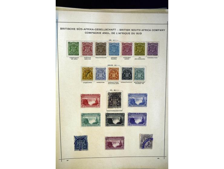 1860/1915 (ca.), ungebrauchte und gestempelte alte Sammlung mit vielen besseren Werten und kpl. Ausgaben, dabei u.a. Brit. Sü