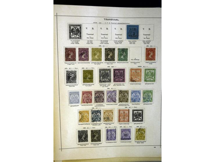 1860/1915 (ca.), ungebrauchte und gestempelte alte Sammlung mit vielen besseren Werten und kpl. Ausgaben, dabei u.a. Brit. Sü