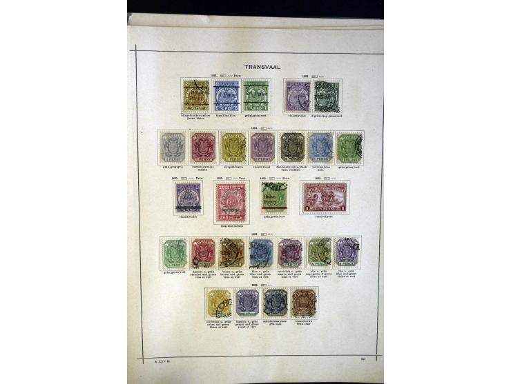 1860/1915 (ca.), ungebrauchte und gestempelte alte Sammlung mit vielen besseren Werten und kpl. Ausgaben, dabei u.a. Brit. Sü