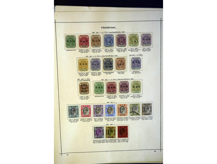 1860/1915 (ca.), ungebrauchte und gestempelte alte Sammlung mit vielen besseren Werten und kpl. Ausgaben, dabei u.a. Brit. Sü