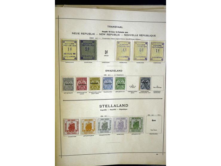 1860/1915 (ca.), ungebrauchte und gestempelte alte Sammlung mit vielen besseren Werten und kpl. Ausgaben, dabei u.a. Brit. Sü