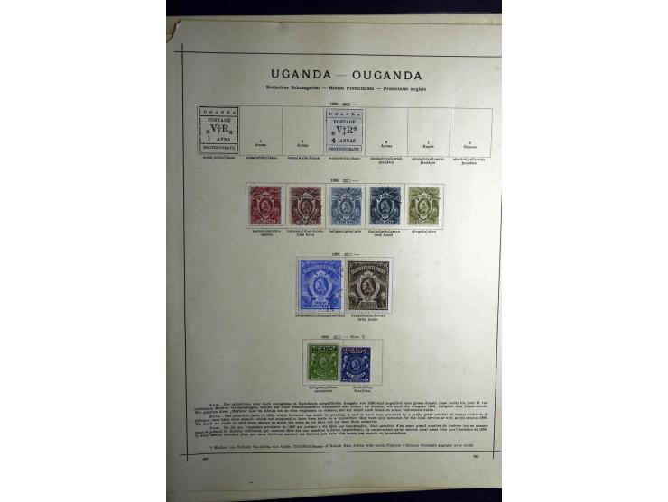 1860/1915 (ca.), ungebrauchte und gestempelte alte Sammlung mit vielen besseren Werten und kpl. Ausgaben, dabei u.a. Brit. Sü