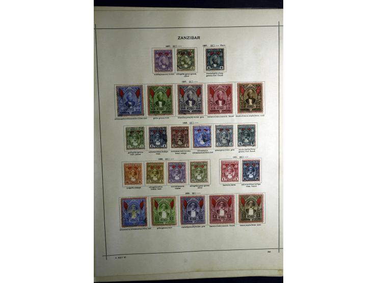 1860/1915 (ca.), ungebrauchte und gestempelte alte Sammlung mit vielen besseren Werten und kpl. Ausgaben, dabei u.a. Brit. Sü
