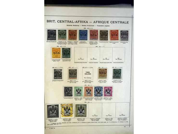 1860/1915 (ca.), ungebrauchte und gestempelte alte Sammlung mit vielen besseren Werten und kpl. Ausgaben, dabei u.a. Brit. Sü