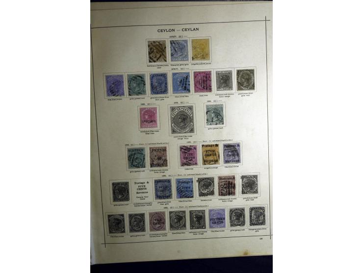 1860/1915 (ca.), ungebrauchte und gestempelte alte Sammlung mit vielen besseren Werten und kpl. Ausgaben, dabei u.a. Brit. Sü