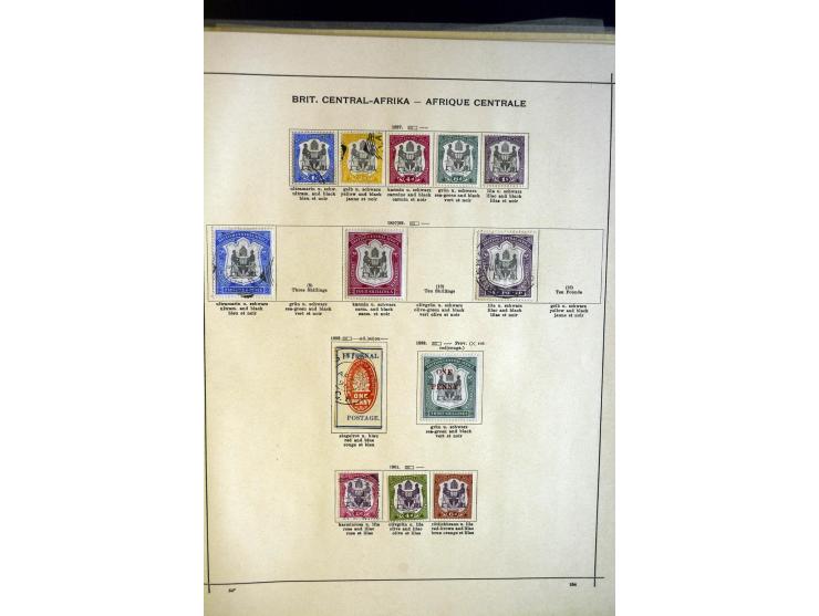 1860/1915 (ca.), ungebrauchte und gestempelte alte Sammlung mit vielen besseren Werten und kpl. Ausgaben, dabei u.a. Brit. Sü