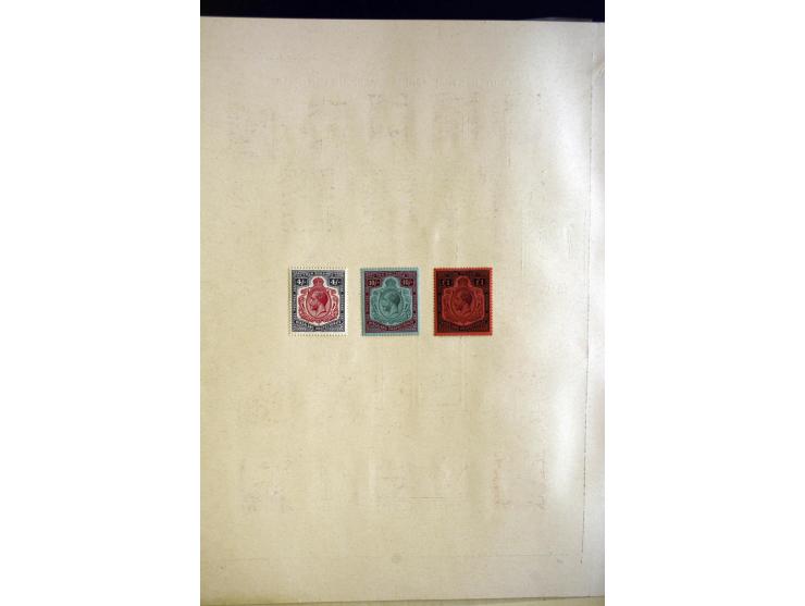 1860/1915 (ca.), ungebrauchte und gestempelte alte Sammlung mit vielen besseren Werten und kpl. Ausgaben, dabei u.a. Brit. Sü