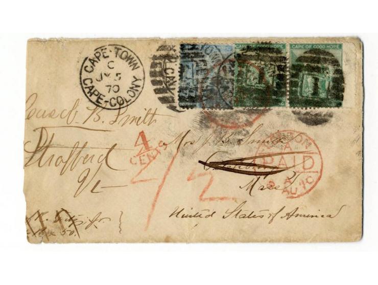 1850/1905 (ca.), fast 150 Briefe, Karten und Ganzsachen (wenige Vorderseiten), praktisch nur besseres Material mit vielen Ein