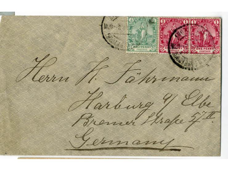 1850/1905 (ca.), fast 150 Briefe, Karten und Ganzsachen (wenige Vorderseiten), praktisch nur besseres Material mit vielen Ein