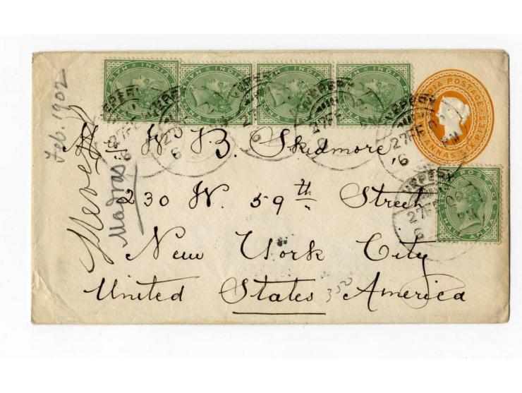 1850/1905 (ca.), fast 150 Briefe, Karten und Ganzsachen (wenige Vorderseiten), praktisch nur besseres Material mit vielen Ein