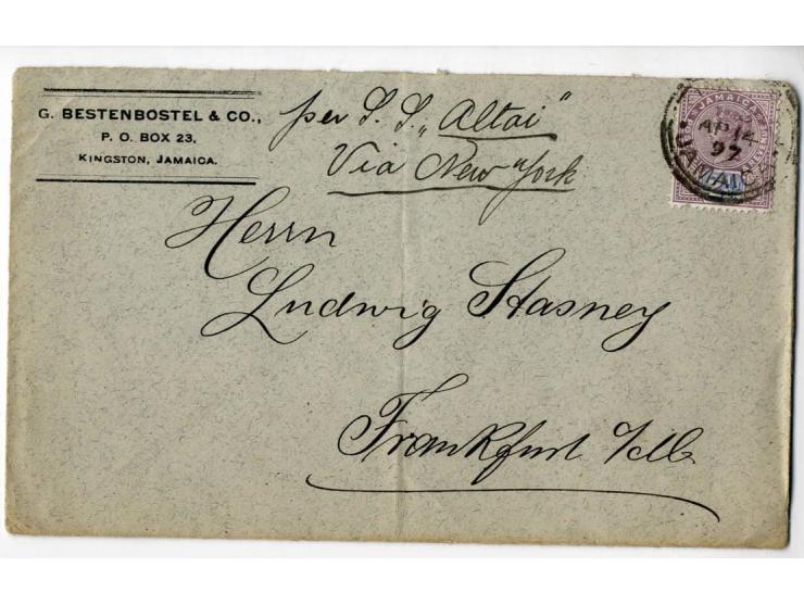 1850/1905 (ca.), fast 150 Briefe, Karten und Ganzsachen (wenige Vorderseiten), praktisch nur besseres Material mit vielen Ein