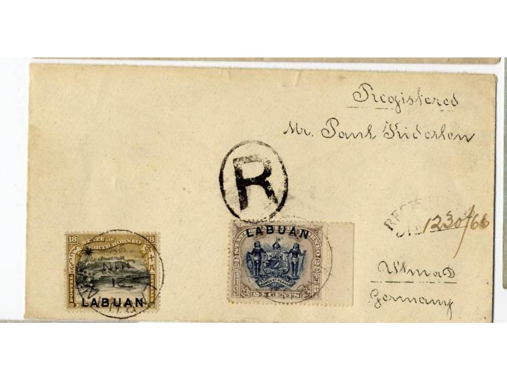 1850/1905 (ca.), fast 150 Briefe, Karten und Ganzsachen (wenige Vorderseiten), praktisch nur besseres Material mit vielen Ein