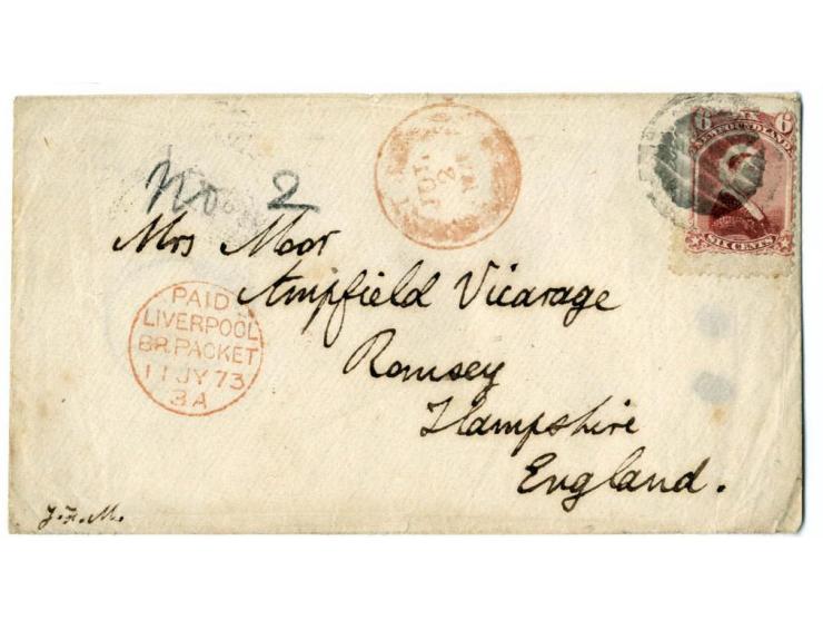 1850/1905 (ca.), fast 150 Briefe, Karten und Ganzsachen (wenige Vorderseiten), praktisch nur besseres Material mit vielen Ein